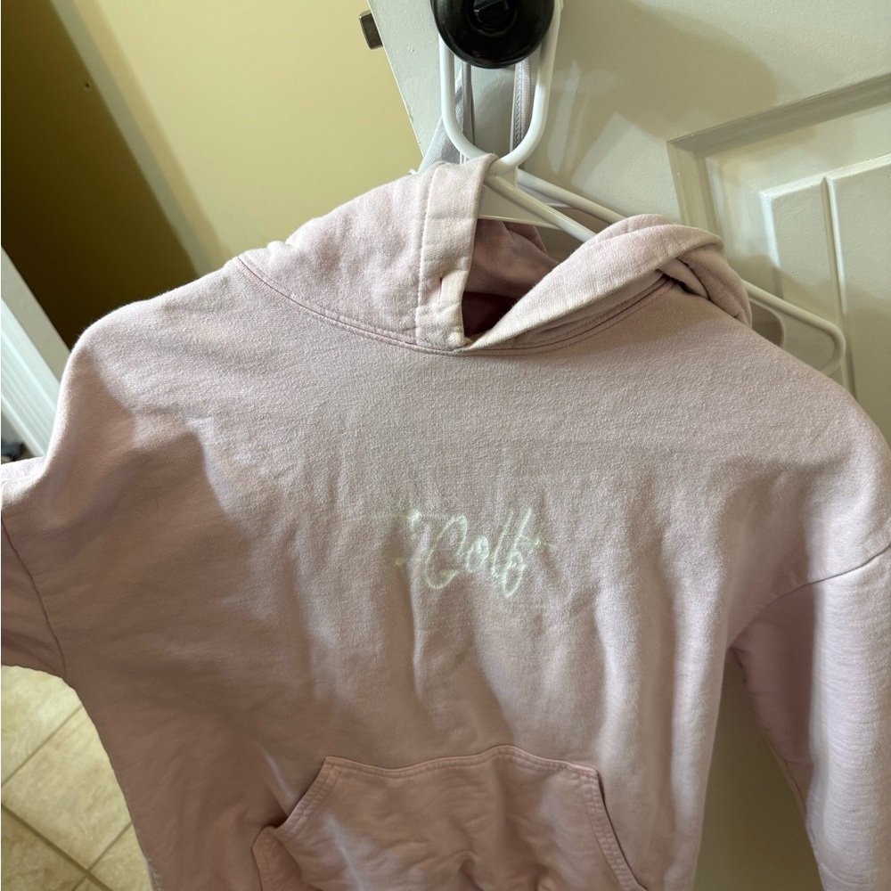 Golf Wang Pink Hoodie with Embroidered Logo